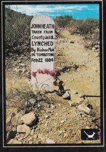 Arizona Tombstone Gravemarker The Boothill Cemetery