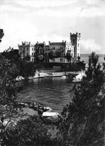 B97828 trieste castello di miramare real photo italy