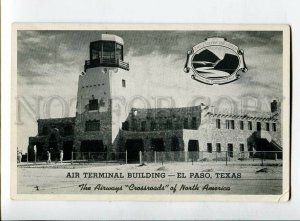 3138266 USA Texas EL PASO Air Terminal Building AIRPORT Vintage