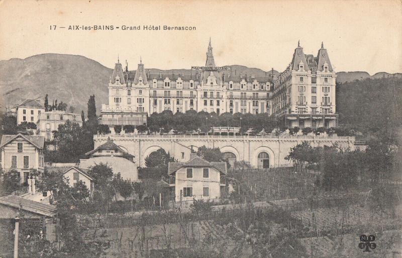 France Aix les Bains grand hotel Bernascon