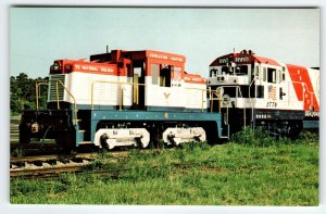 Railroad Postcard Train Locomotive Railway Charleston Chapter 1776 IHB Unused