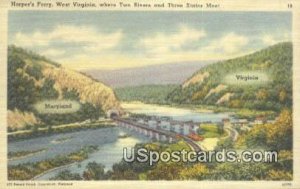 Three States Meet - Harpers Ferry, West Virginia WV  