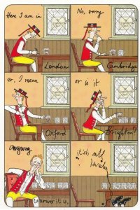 Learn English Language While Getting Drunk Pub Tourist Comic Humour Postcard