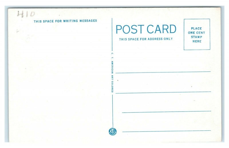 Postcard Mt Monadnock from Cummings Pond, Keene NH J13