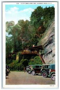 c1920's Cliff Dwellers Inn Chimney Rock North Carolina NC Antique Postcard
