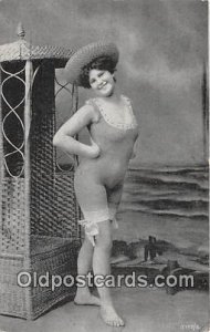 Beach Scene, Bathing Beauty Unused 