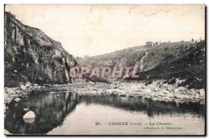 Old Postcard Crozant (Creuse) hollow