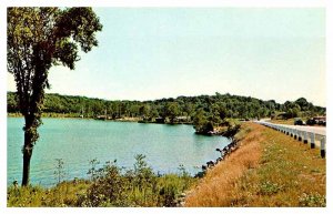 Postcard HIGHWAY SCENE Parry Sound Ontario ON AU1161