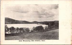 View Overlooking Lake Waramaug, New Preston CT Vintage Postcard Z25