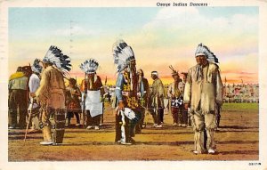 Osage Indian dancers Indian 1957 