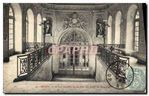 Old Postcard Dijon Grand Staircase Hall of Burgundy States