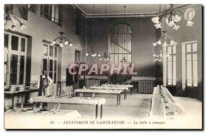 Creuse Old Postcard Sanatorium St. Feyre The dining room