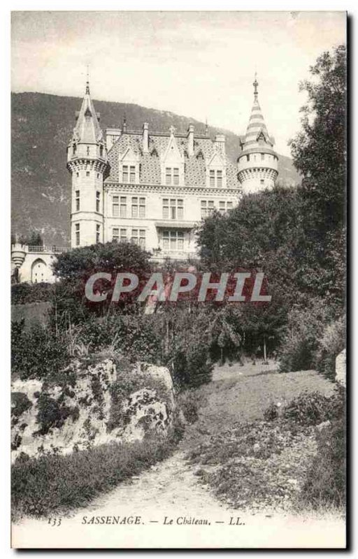 Old Postcard Sassenage Le Chateau