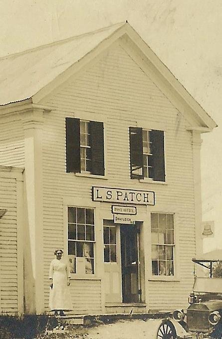 Shapleigh MAINE RP c1915 GENERAL STORE Post Office nr Waterboro Sanford LS PATCH