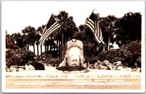 Entrance Marine Studios Marineland Saint Augustine Florida RPPC Photo Postcard