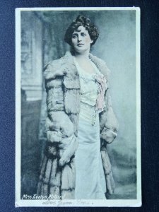 Actress MISS EVELYN MILLARD c1905 Postcard