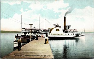 Postcard NY Seneca Steamer Frontenac on Cayuga Lake UDB ~1905 M69