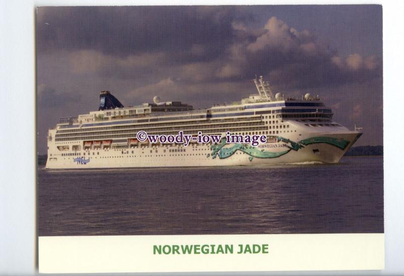 LN0919 - Norwegian Liner - Norwegian Jade  built 2006 - postcard