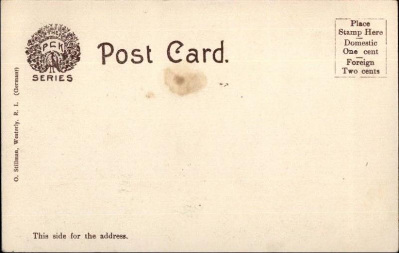 Westerly Elm St. c1905 Postcard rpx