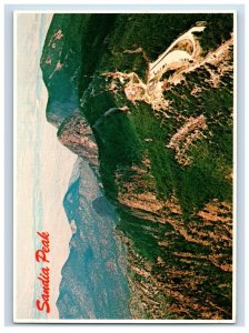 Vintage Sandia Peak Albuquerque, New Mexico. Postcard 7WE