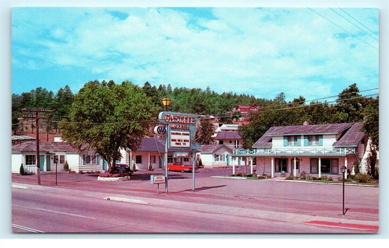 Twilite Gaslite Motel 2010 E Santa Fe Flagstaff AZ Route 66 Vintage Postcard E47