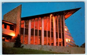 CARROLLTON, Kentucky KY ~ Lodge at Night GENERAL BUTLER STATE PARK  Postcard