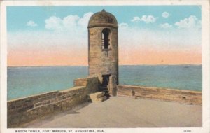 Florida St Augustine Fort Marion Watch Tower Curteich