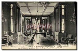 Old Postcard Rueil Malmaison Chateau de la Josephine Music Room