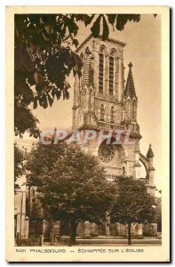 Old Postcard Phalsbourg Echappee on the Church