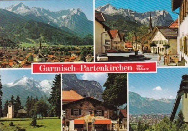 Germany Garmisch-Partenkirchen gegen Wettersteingebirge Multi View
