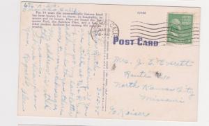 San Diego CA Hotel Del Coronado Kansas City MO Hopkins News Vintage Postcard A36