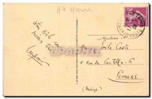 Old Postcard Chaumont Panorama taken from & # 39hotel town towards St John & ...