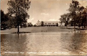 RPPC IN Angola Potawatomi Inn Pokagon State Park on Lake James 1943 S8