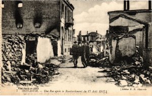 PC MONASTIR AFTER THE BOMBARDEMENT A STREET MILITARY MACEDONIA (a30537)