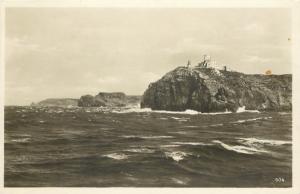 1930s? RPPC Postcard Farol do Cabo de São Vicente Light House Portugal unposted