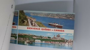 Vintage postcard album with mini photos - Quebec Canada