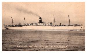 S.S. Manchuria , Panama Pacific Line