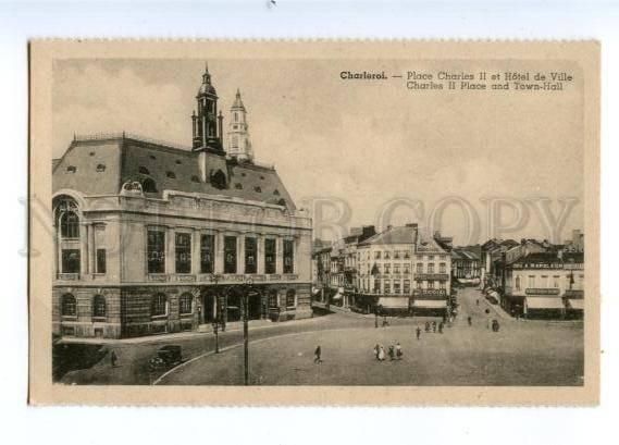 173381 CHARLEROI Town-hall & Charles II place str ADVERTISING