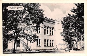 Catholic School - Edina, Missouri MO Postcard