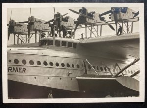 Mint Dornier DOX Seaplane RPPC Postcard Biggest In The World 1929
