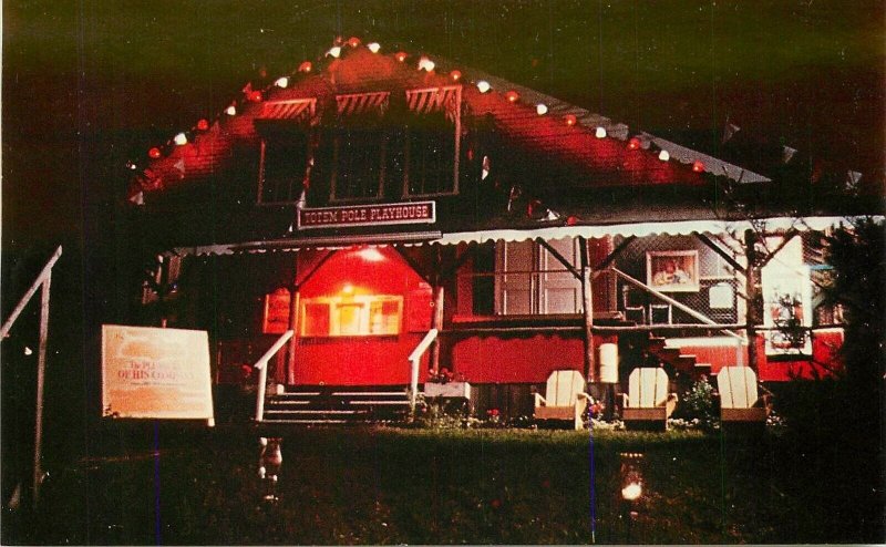 Postcard Pennsylvania Fayetteville Totem Pole Playhouse Hipple Dexter 23-7410
