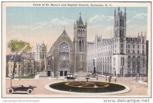 New York Syracuse Circle Of Saint Mary's And Baptist Church