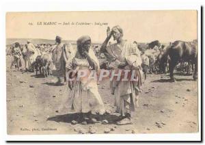 The Morocco Postcard Old Souk of & # 39interieur Indigenes