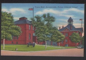 PEI Prince Edward Island SUMMERSIDE Town Hall Pub by Royal Sales Co. ~ Linen