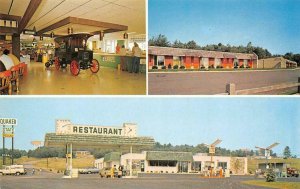 QUAKER STATE PLAZA Emlenton, PA Truck Stop Roadside Gas Station Vintage Postcard