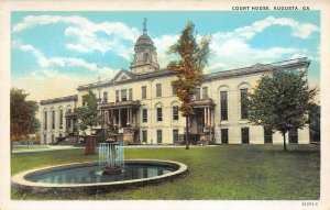 LP62  Augusta Georgia  Postcard Court House