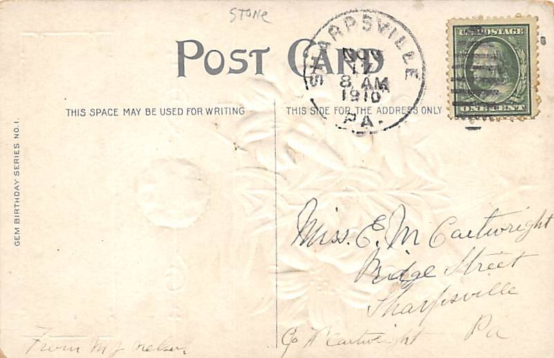 Gem Stone Christmas 1910 