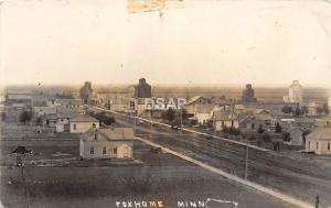 C86/ Fox Home Minnesota Mn Photo RPPC Postcard c1910 Birdseye Homes Elevators