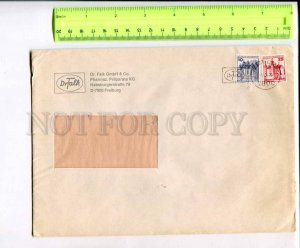 400343 GERMANY 1979 year real posted Freiburg old COVER