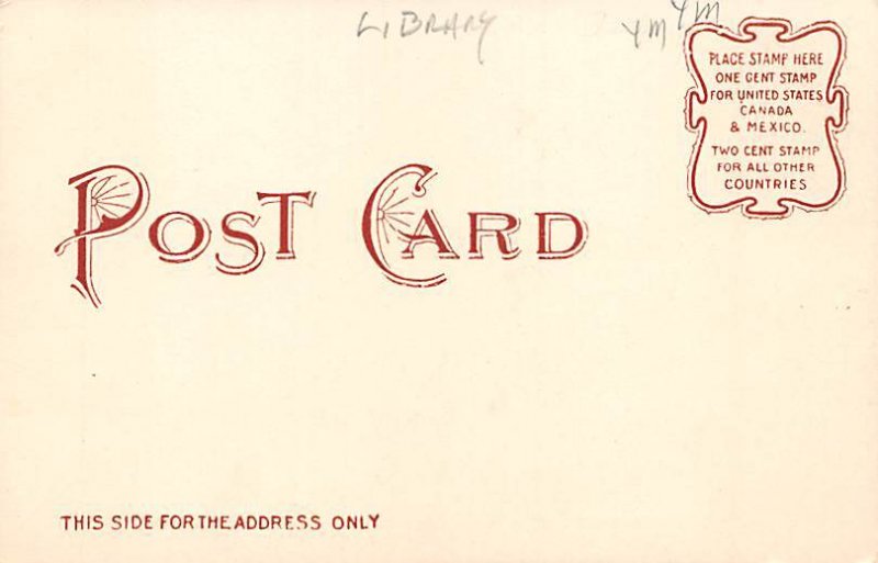 Free Public Library Macomb IL USA Postcard